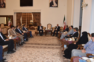  دیدار معاون وزیر فرهنگ و ارشاد اسلامی و رئیس سازمان سینمایی با سفیر جمهوری اسلامی ایران در بغداد