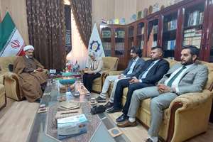 دیدار مدیر بخش توسعه فرهنگی وزارت فرهنگ، گردشگری و آثار باستانی عراق  با رایزن فرهنگی جمهوری اسلامی ایران در عراق
